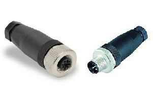 M12 assembled waterproof connector