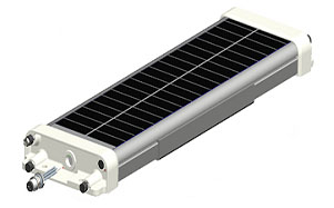 Waterproof shell design of photovoltaic solar GPS